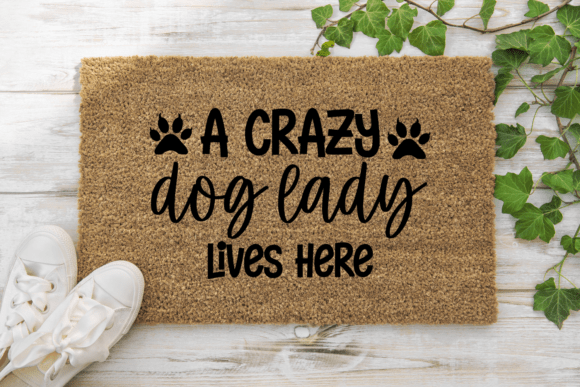 A Crazy Dog Lady Lives Here SVG Review