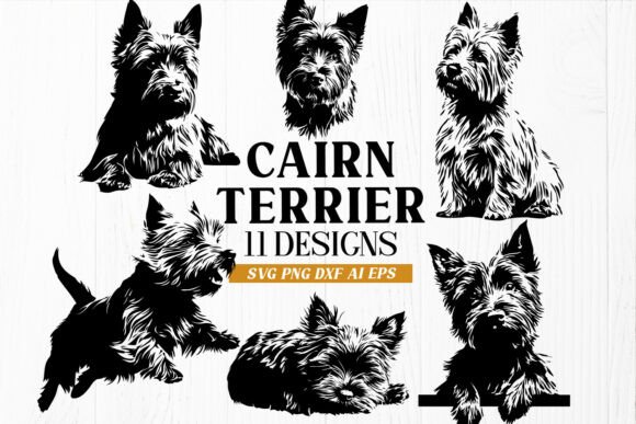 Cairn Terrier SVG Bundle 11 Dog Clipart