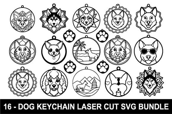 Dog Keychain Laser Cut SVG Bundle Review