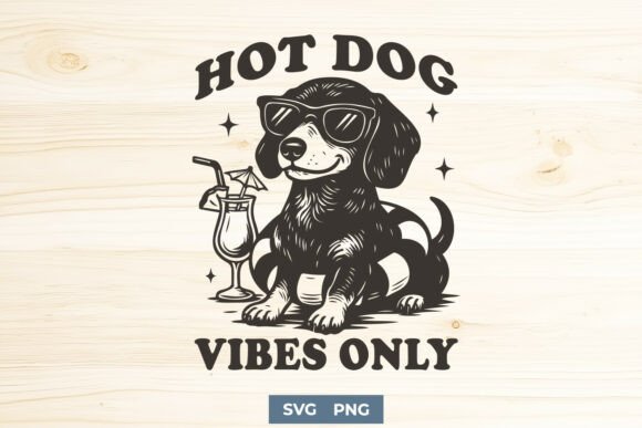 Hot Dog Vibes Only Summer SVG PNG Print Review