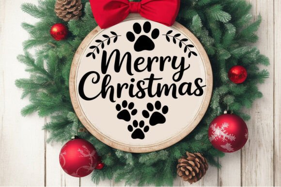 Merry Christmas SVG Retro Dog Design Review