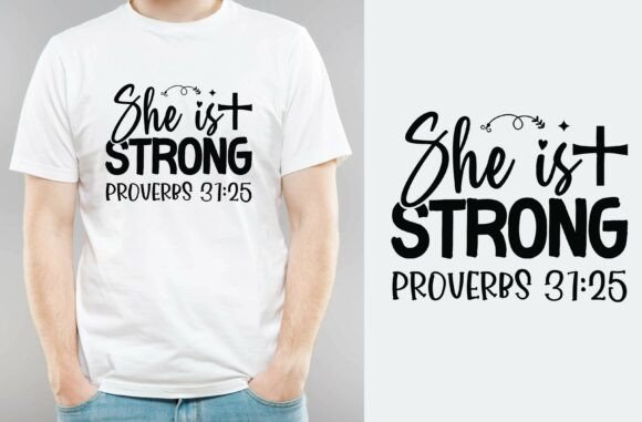 She is Strong Proverbs 312 5 Embroidery Design Review
