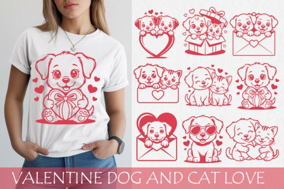 Valentine Dog and Cat Love SVG Bundle Review